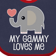 thumbnail image 4 of Inktastic My Gammy Loves Me Grandchild Boys or Girls Baby Bib, 4 of 4