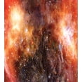 thumbnail image 3 of Ambesonne Nebula Duvet Cover Set, Gas Cloud in Deep Space, Twin, Burnt Orange Black, 3 of 3