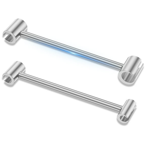 2Pcs Door Hinge Adjustment Tool Double Ended Hinges Gap Adjusting Wrench High Carbon Steel Door Hinge Repair Tool Compact Hinges Gap Wrench Tools for Fire Clean Room Security Door