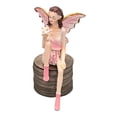 thumbnail image 4 of Figura de hada en miniatura, escultura decorativa, estatua, accesorio de jardín de hadas para Rosa, 4 of 8