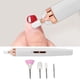 thumbnail image 4 of Lima eléctrica inalámbrica para uñas de manos y pies, compacta para manicura y pedicura. Blanco, 4 of 9