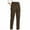 Coffee, variant on Corduroy Pants for Women Elastic High Waist Pull On Straight Leg Slacks Casual Fall Trousers with Pockets