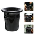 thumbnail image 4 of GOOHOCHY 3 elegantes escupideras negras para cata de vino, con tapa para verter vino y enfriar con hielo, ideales para bares y eventos., 4 of 7