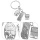 thumbnail image 2 of Llavero colgante con teclado, para ordenador, mochila, bolso, monedero, llavero, 2 of 8