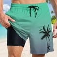 thumbnail image 2 of Mens Shorts - Men's Workout Gym Shorts Athletic Shorts Casual Work Flat Front Shorts Stretch Waist Athletic Gym Short Activewear Workout Shorts for Men, 2 of 5