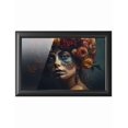 thumbnail image 1 of Cuadro Decorativo 47x34 cm Catrina Papel Metálico Textura Brillante, 1 of 6