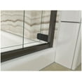 thumbnail image 7 of Kohler 706009-D3-ABV 74 x 59.62 in. Levity Sliding Shower Door with 0.25 in. Thick Frosted Glass & Blade Handles - Anodized Brushed Bronze, 7 of 7