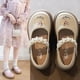 thumbnail image 2 of Zapatos de princesa para niñas Zapatos de cuero para niños Zapatos Lolita de caña baja antideslizantes para niños Zapatos de bebé con suela blanda, 2 of 2