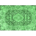 thumbnail image 1 of Ahgly Company Indoor Rectangle Persian Emerald Green Traditional Area Rugs, 7' x 9', 1 of 4