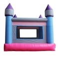thumbnail image 2 of Girl Castle Inflatable Bounce House Princess Theme Bouncy Jump Moonwalk, 2 of 6