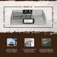 thumbnail image 3 of Ratinator Live Rat and Mouse Trap Cage, Humane Multi Catch Rodent Control - Indoor or Outdoor Large Metal Wire Catcher with Dual Door for Rats and Mice, 3 of 9