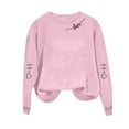 thumbnail image 4 of FDGIU ‌Valentine's Day Shirt Women, Heart Print Long Sleeve T-Shirt with Crew Neck for Valentine's Outfit & Casual Wear, 4 of 6