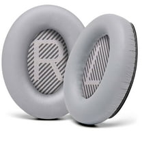 Replacement Ear Pads Cushions Fit for Boses QC35 & QC35II Headphones, TSV Soft Protein Leather Replacement Ear Pad Fit for QuietComfort 35 & 35 II Over-Ear Headphones