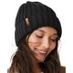 thumbnail image 2 of Gorro de invierno FURTALK tejido con forro polar grueso para mujer, 2 of 9