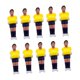 thumbnail image 5 of 10 piezas Foosball Men Reemplazo de jugadores de fútbol Partes de fútbol de fútbol liviano Men de fútbol para sala de juegos de cumpleaños Adultos Amarillo azul oscuro, 5 of 8