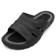 SLM Men's Ventilated Slide Cushion Sandals Sports Flip Flop
