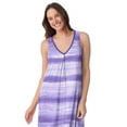 thumbnail image 4 of Layla Women’s Sleepwear 44" Midi Knit Nightgown, Sizes XS-5X, 4 of 6