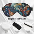 thumbnail image 3 of Uemuo Stained Glass Eagle USA Pattern Sleep Eye Mask - Light Blocking Sleep Mask Blocking Out Light Perfectly, Soft and Comfortable Night Eye Mask, Eye Blinder, 3 of 7