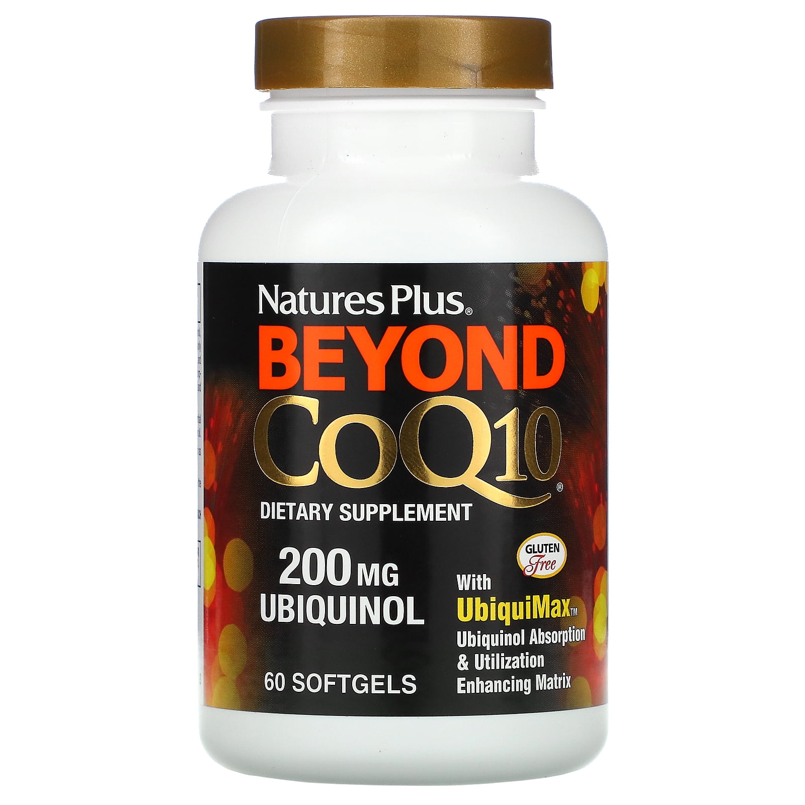 Nature's Plus Beyond CoQ10 200mg Ubiquinol 60 Softgel