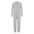 thumbnail image 3 of Alvivi Kids Special Needs Adaptive Clothing Long Sleeve Zipper One Piece Cotton Overall Jumpsuit Grey 14, 3 of 7