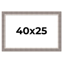 40x25 Frame Grey Real Wood Picture Frame Width 2.75 Inches | Interior Frame Depth 0.5 Inches |