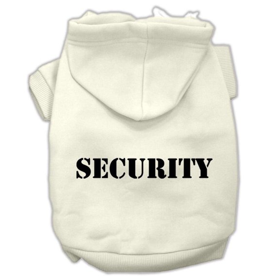 Pet Dog  Cat Hoodie Screen Printed, "Security"