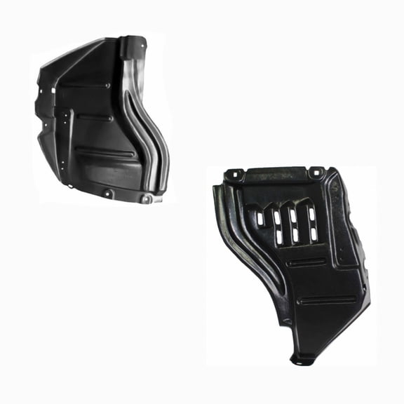 For Toyota Tundra 2007-2013 Fender Liner Driver and Passenger Side | Pair | Front Liner Extension | Forward | w/ Steel Bumper | CAPA | TO1248147C, TO1249147C | 538060C020