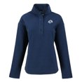 thumbnail image 2 of Women's Cutter & Buck  Navy Los Angeles Rams Hunts Point Eco Half-Snap Sweatshirt, 2 of 3