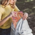 thumbnail image 5 of FORMRS 13-13.3 inch Laptop Sleeve Case Soft Carrying Quilted Computer Bag Cover, Abstract Pink Flowers, 5 of 7