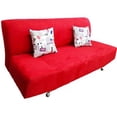 thumbnail image 3 of Sala Soho Tu Espacio Muebles 2-1-T Suede Rojo, 3 of 4