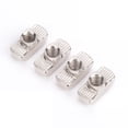 thumbnail image 4 of 100Pcs T Slot Nut T Slot Fastener Sliding T Nut  Plated Carbon Steel for Aluminium Profiles with Compact Design Easy to Install, 4 of 7