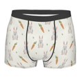 thumbnail image 5 of Uemuo Retro Rabbit Pattern Men's Boxer Briefs,Trunk Anti-Chafing,Comfortable, Durable, and Stylish Underwear-Small, 5 of 9