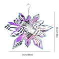 thumbnail image 2 of Nilvkv Christmas Snowflake Shape Three-dimensional Rotating Wind Chime Suitable for Holiday Decorations and Gifts, Event & Party Supplies, 2 of 5