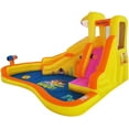 thumbnail image 6 of Funormous Baby Shark Bounce House with Slide, Pink Fong Inflatable Water Slide, Party Outdoor Curve Waterslide Fun, 6 of 9