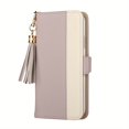 thumbnail image 5 of PU Leather Case With Card Holder Kickstand Shockproof Flip Cover For Samsung Galaxy A20/A22/A32/A41/A53/S22 Ultra, Wallet Book Stand Folio Card Holder Phone Cover, 5 of 5