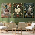 thumbnail image 2 of Hieng William Morris Wall Hieng Forest Animal Canvas Prints Wall Hieng Sets Farmhouse Living Room Decor Fox Rabbit Eagle Gothic Vintage Botanical Floral Oil Painting Pictures, 2 of 6