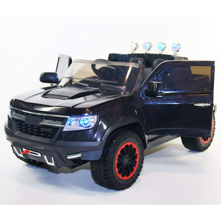 Heavy Duty RC Truck Car - Remote Control Edition 4 x 4 GM Chevy Style 12V Off Road Cars for Kids -