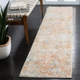 thumbnail image 3 of SAFAVIEH Madison Nita Vintage Floral Runner Rug, Ivory/Orange, 2'2" x 12', 3 of 9