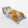 thumbnail image 3 of Ambesonne Nature Bedding Set 4 Pcs, Citrus Orange Tangerine Art, Queen, Marigold and White, 3 of 3