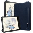 thumbnail image 6 of Case with Stand for 6.8" Kindle Paperwhite Case 11th Generation 2021 Release and Signature Edition - Durable PU Leather Cover with Auto Sleep Wake, Card Slot, Hand Strap Feature,Blue, 6 of 6
