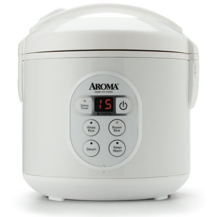 Aroma® 8-Cup (Cooked) / 2Qt. Digital Rice & Grain Multicooker