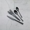 thumbnail image 2 of Ornative Flatware - HAB - 18/0 Stainless Steel, Matte-Black Finish, 20pc Set, Service for 4, 2 of 7