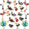 thumbnail image 1 of Sawaruita Favores de fiesta para niños-20 paquetes divertidos juegos de bloques de construcción de pájaros premios en el aula-bolsas de regalos de cumpleaños rellenos para niños-mini bloques de constr, 1 of 5