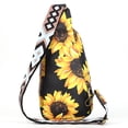 thumbnail image 4 of Bolsa de pecho bohemio Estampados de animales bandolera PU Cuero Sling Fanny Pack Monedero JShteea  Para Estrenar, 4 of 9
