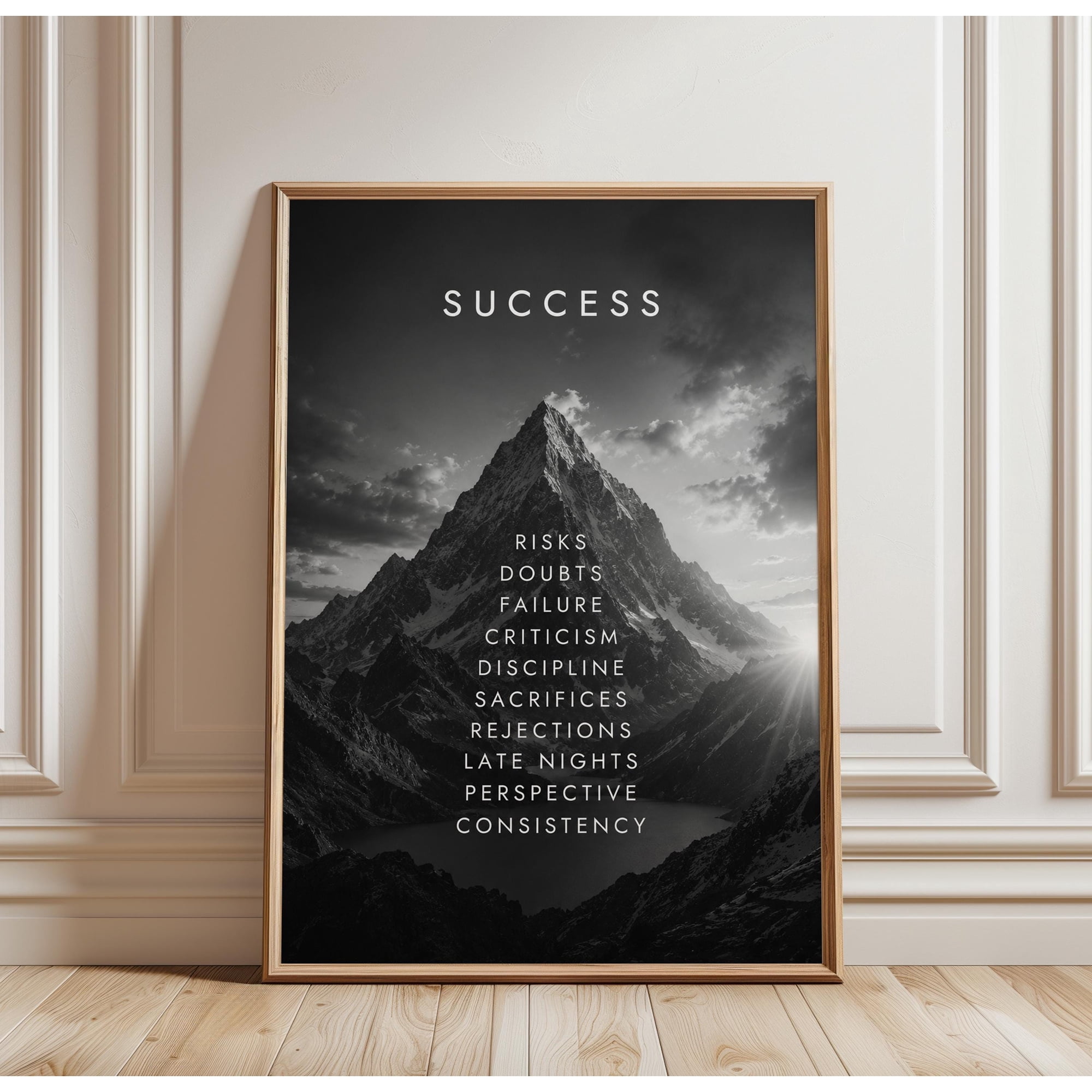 Motivational Poster Motivational Print Motivation Wall Art Inspirational Quote Wall Art Home Gym Decor Office Decor Entrepreneur Mind Modern Wall Decor Unique Edition 2 Poster Print Only