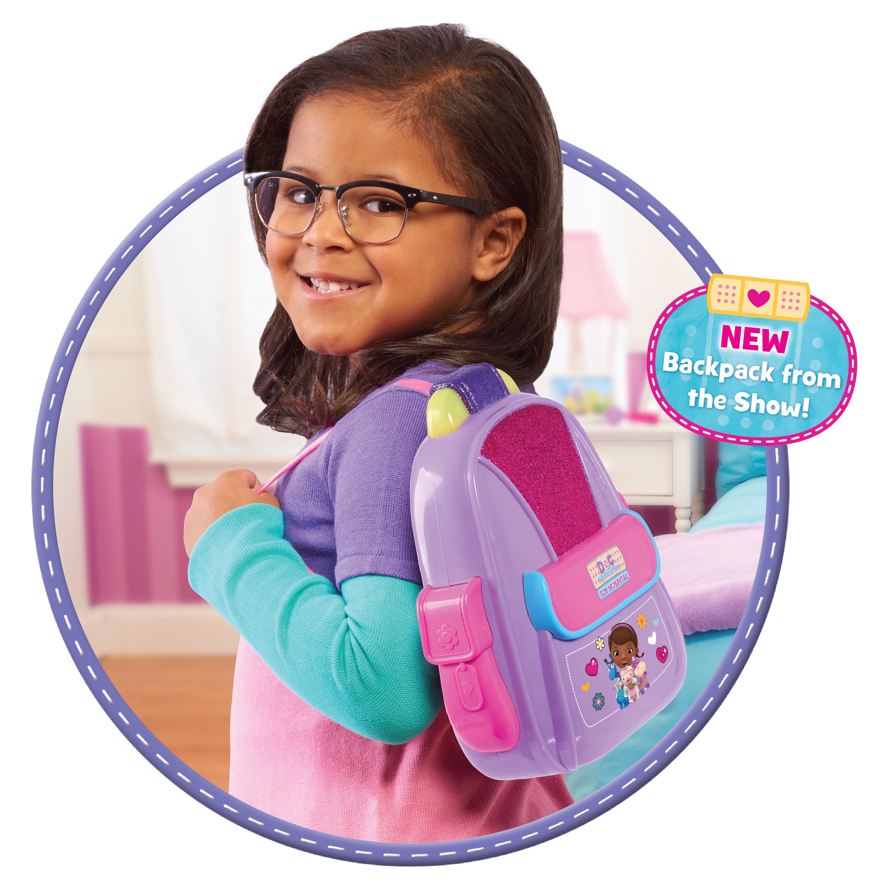 Doc McStuffins First Responders Backpack Set, Officially Licensed Kids Toys for Ages 3 Up, Gifts and Presents - image 2 of 2