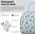 thumbnail image 3 of Lunch Bag Lunch Box for Women Reusable Insulated Lunch Bags,Water-Resistant Starfish Coral Fish Seahorse Cooler Lunch Tote Bag, Large Capacity for Work Travel Picnic, 3 of 6