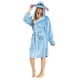 thumbnail image 1 of Bata de baño Disney Lilo and Stitch para mujer, poliéster, color azul, 1 of 7