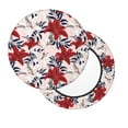 thumbnail image 2 of Bingfone Lilies Flowers Padded Round Bar Stool Cover Cushion with Elastic Fabric Round Chair Seat - Lilies Flowers, 2 of 7