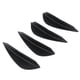 thumbnail image 5 of 4Pcs Universal Car Bumper Body Canards Splitters Lip Adhesivo Negro, 5 of 7
